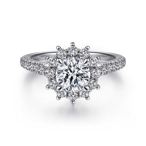 Diamond Starlight Halo Engagement Ring