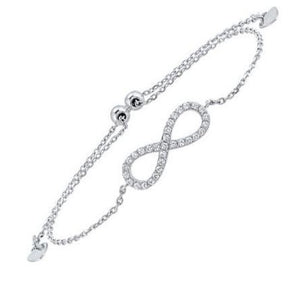 Sterling Silver Infinity Bracelet