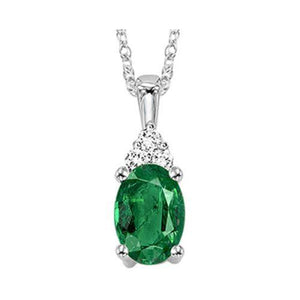 Emerald & Diamond Pendant