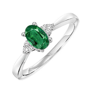 Emerald & Diamond Ring