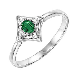 Emerald & Diamond Ring