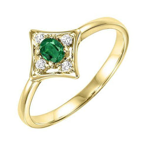 Emerald & Diamond Ring