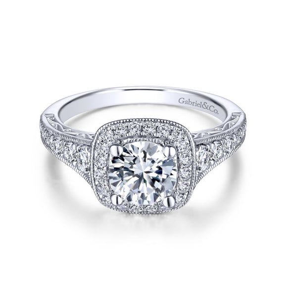 Flourence Diamond Engagement Ring