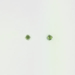 Peridot Stud Earrings