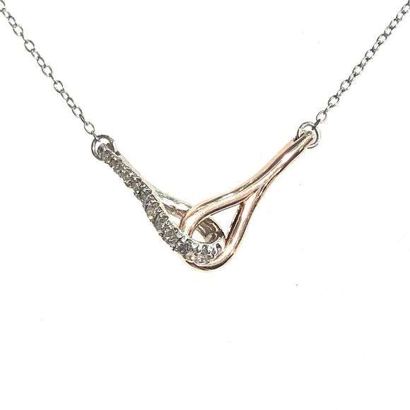 Diamond Interlocking Necklace