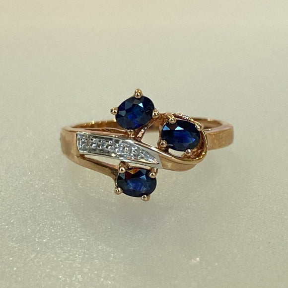 Sapphire and Diamond Ring