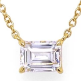 Yellow Gold Crystalline Pendant