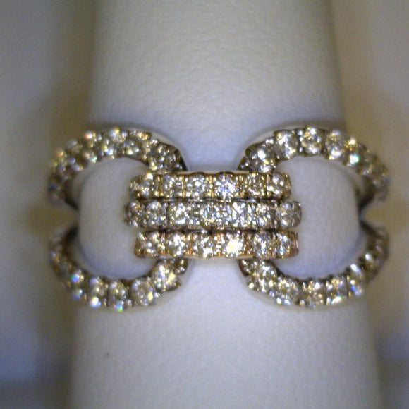 Tri-Color Diamond Band