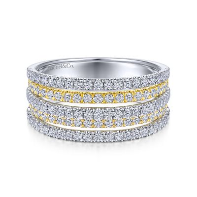 Layered Diamond Band