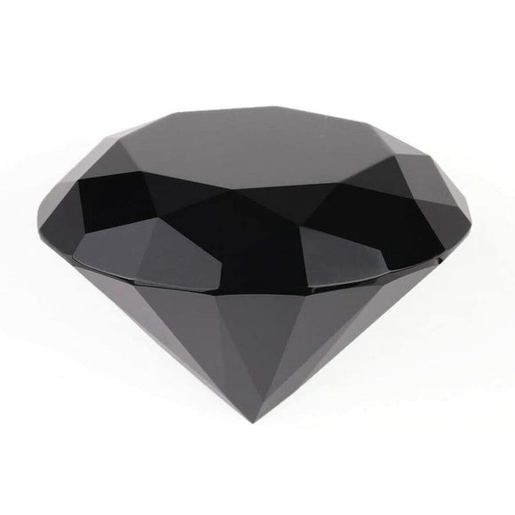 3.81ct Round Black Diamond