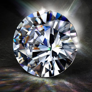 1.0ct Round Moissanite