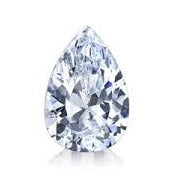 0.54ct Pear Colorless Diamond