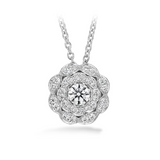 Lorelei Double Halo Diamond Pendant