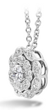 Lorelei Double Halo Diamond Pendant