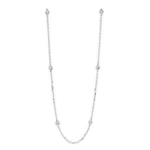 Diamond Station Necklace