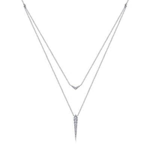 Diamond Layered Necklace