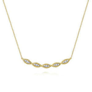 Twisted Rope Diamond Necklace