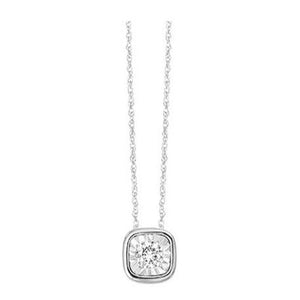 Diamond Bezel Pendant