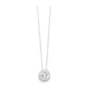 Diamond Bezel Pendant