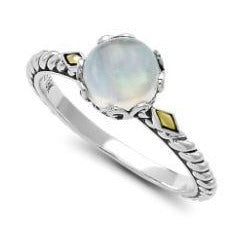 Rainbow Moonstone Glow Ring