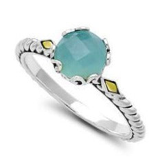 Aquamarine Glow Ring