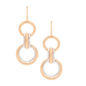 Rose Gold Plated Willow Earrings