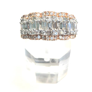 Rose Gold Diamond Band