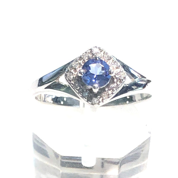 Split Shank Tanzanite Ring