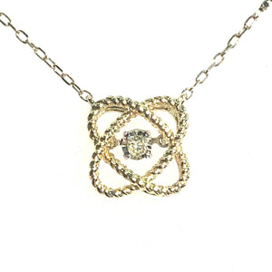 Diamond Rhythm Of Love Twisted Necklace