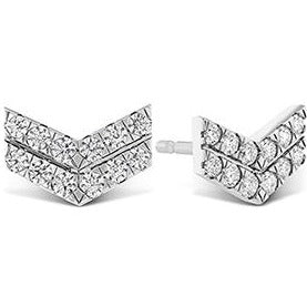 Charmed Chevron Diamond Earrings