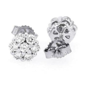 Diamond Cluster Earrings