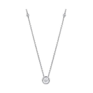 Tru-Reflections Bezel Diamond Pendant