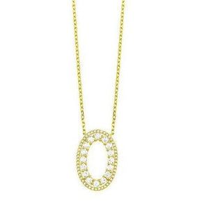 Diamond Oval Necklace