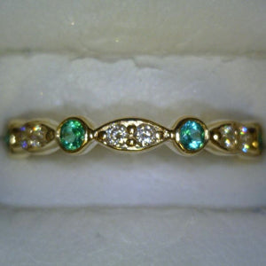 Emerald and Diamond Band