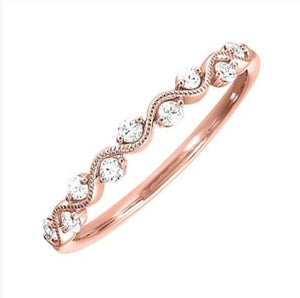 Diamond Wave Ring