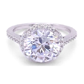 Crystalline Halo Ring