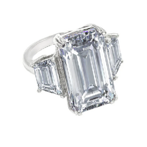 White Crystalline Ring