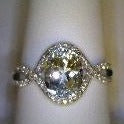 Aquamarine Diamond Twist Ring